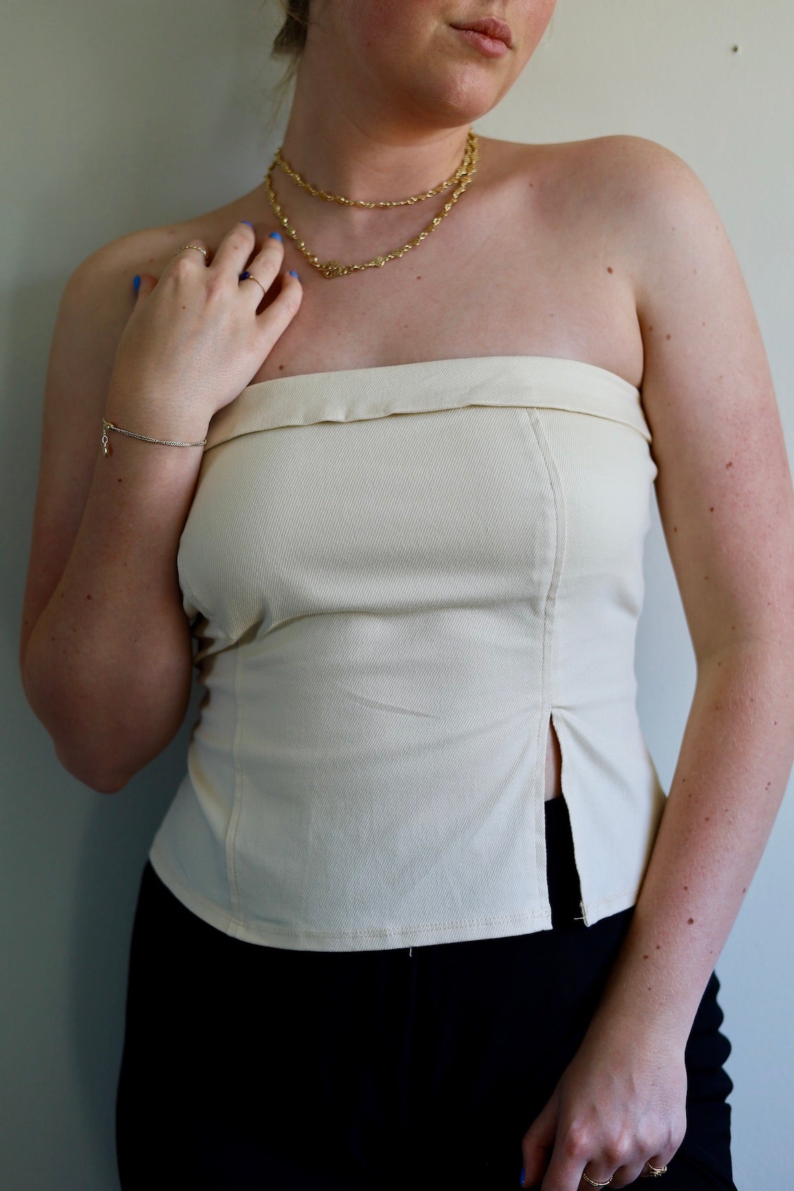 Nicole Strapless Top