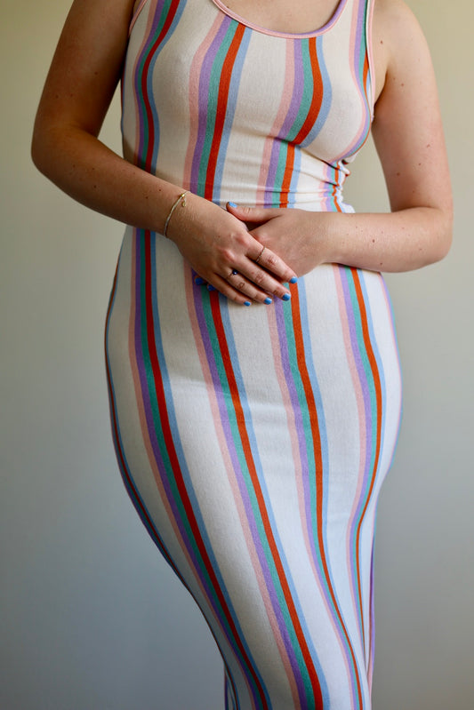 Emily Striped Maxi Dress