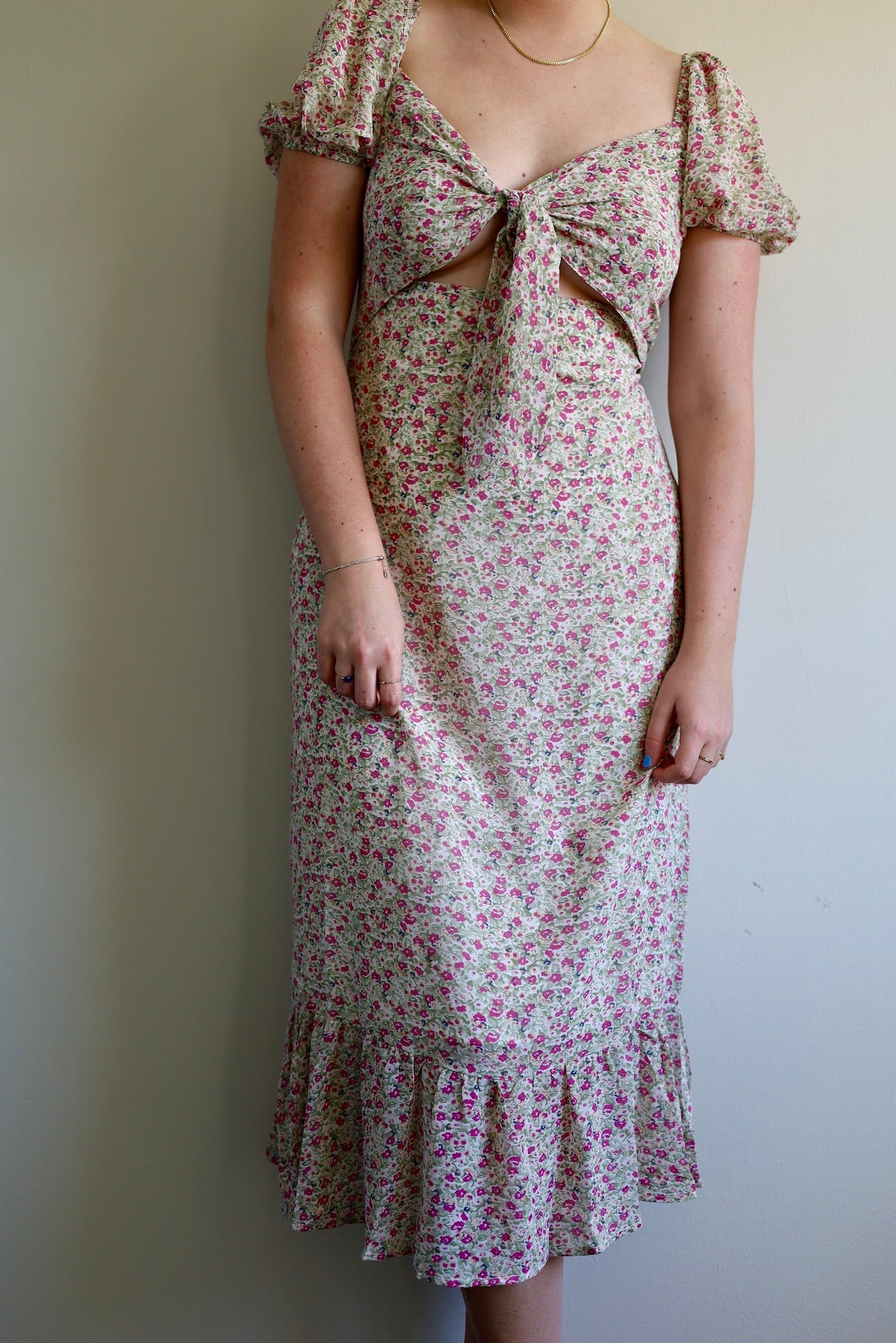 Cara Floral Midi Dress