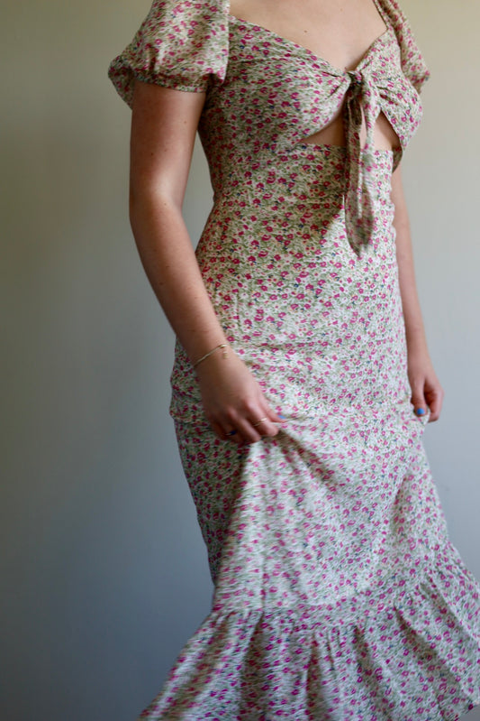 Cara Floral Midi Dress