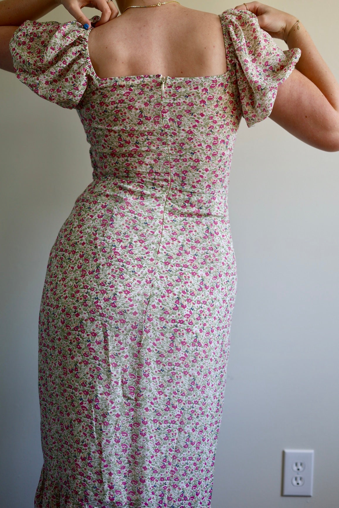 Cara Floral Midi Dress
