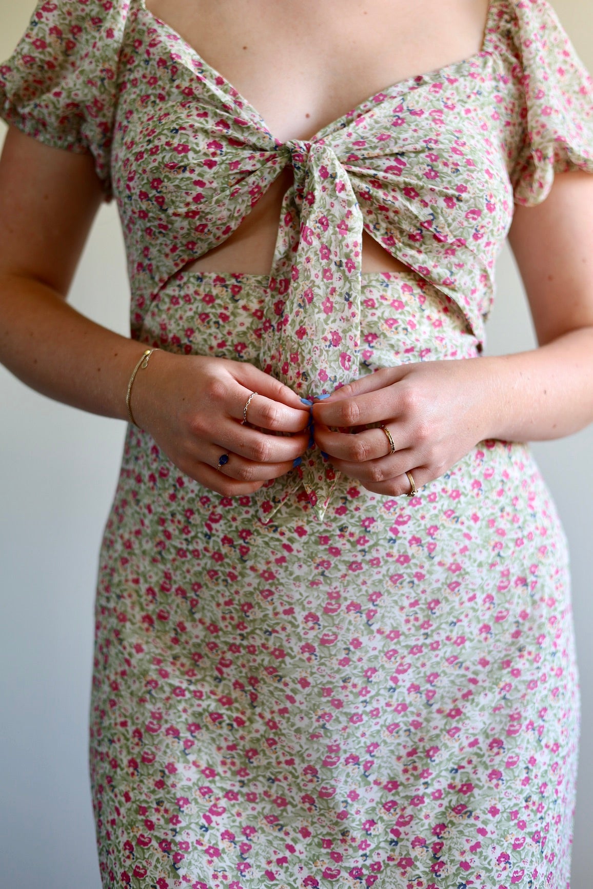 Cara Floral Midi Dress