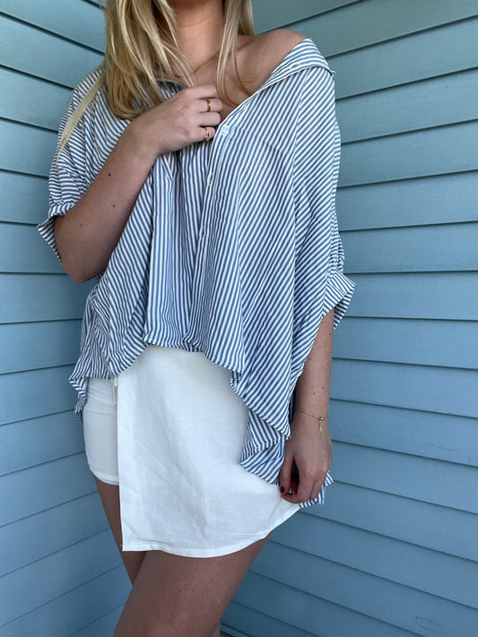 Mollie Striped Button Down