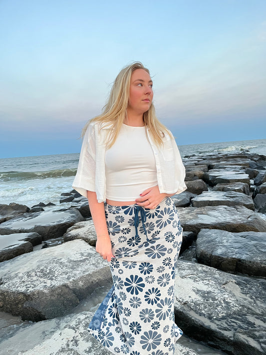 Flower Power Maxi Skirt