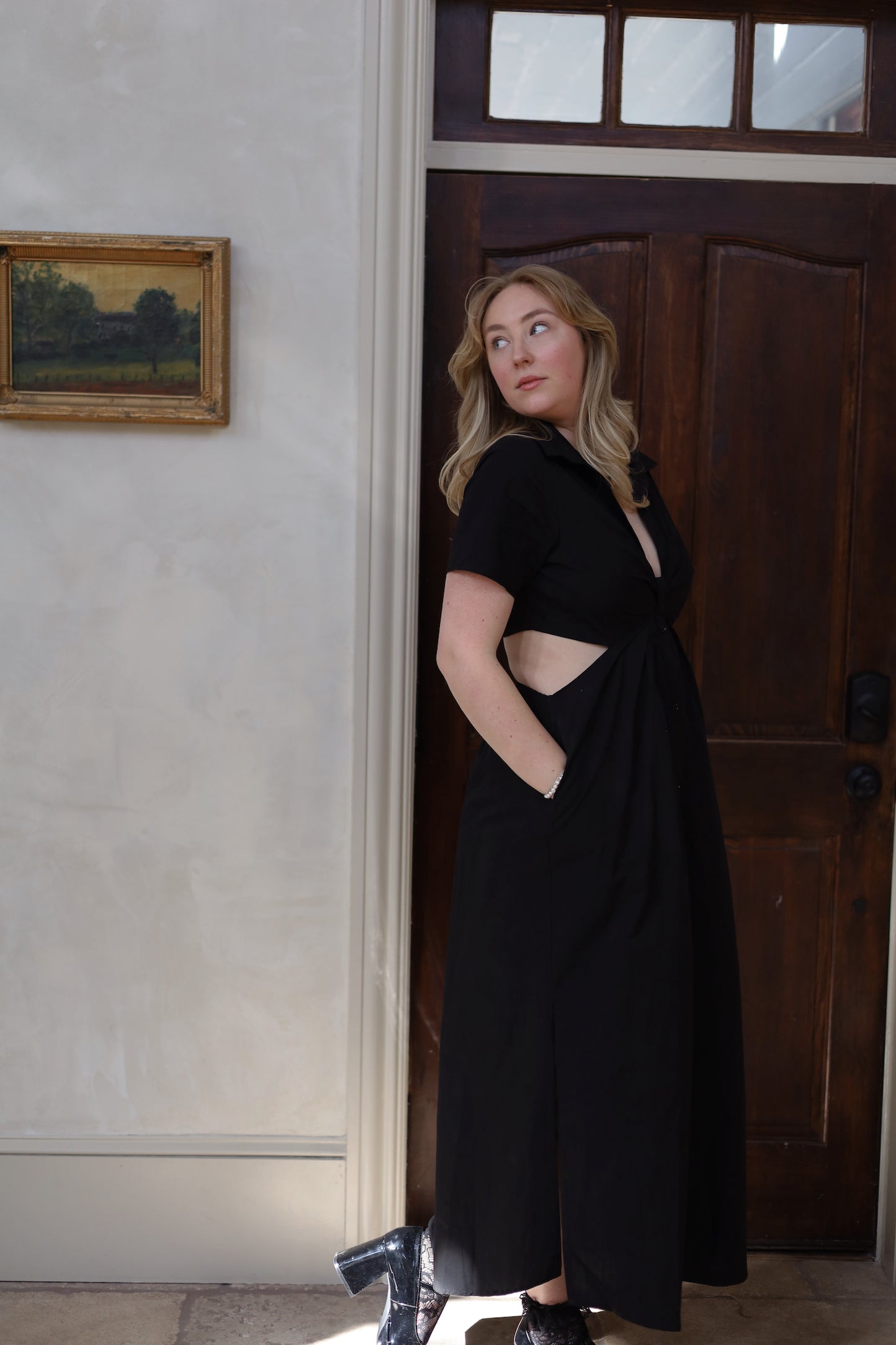 Jackie Black Maxi Dress