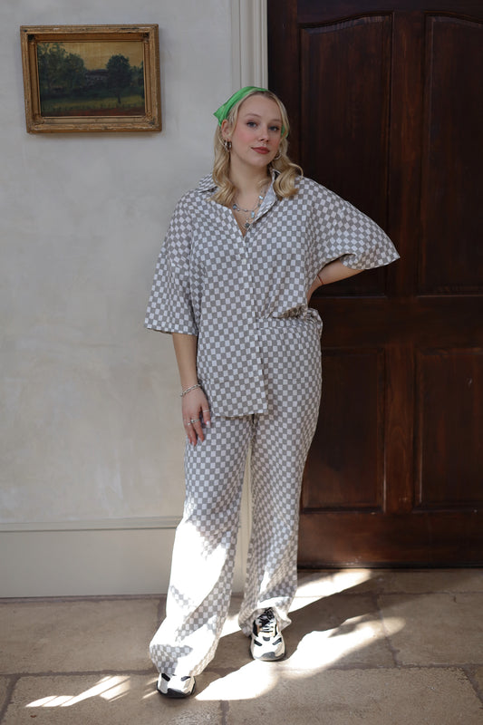 Harlow Checkered Pants
