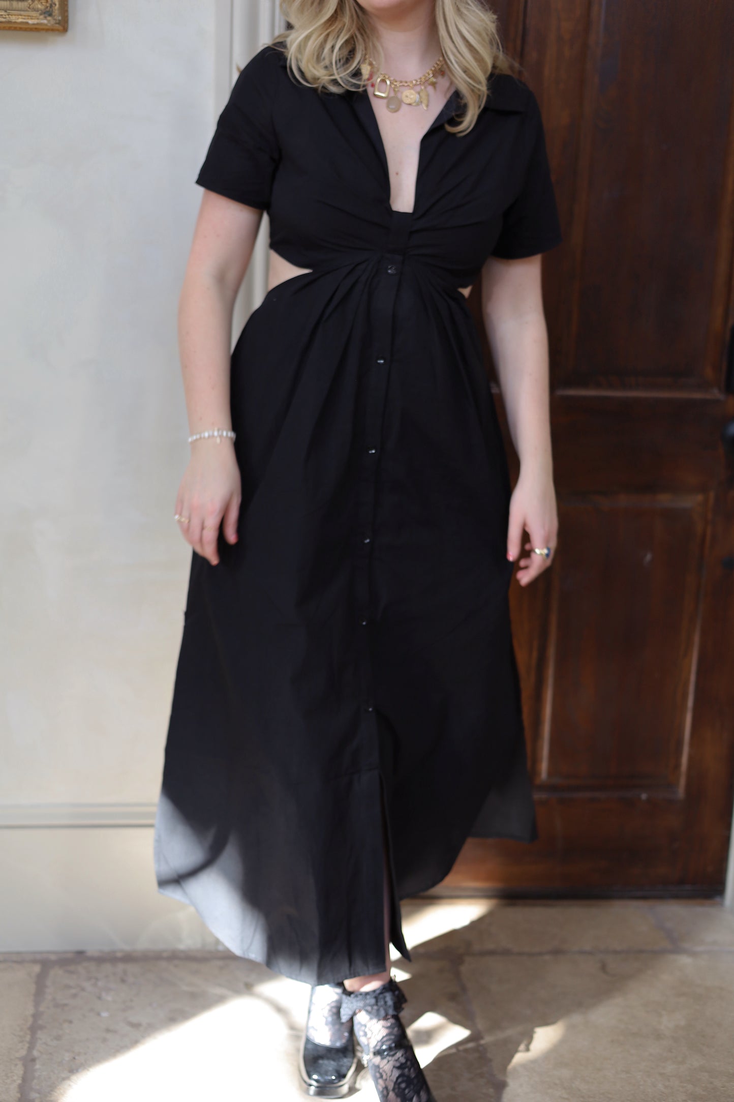 Jackie Black Maxi Dress