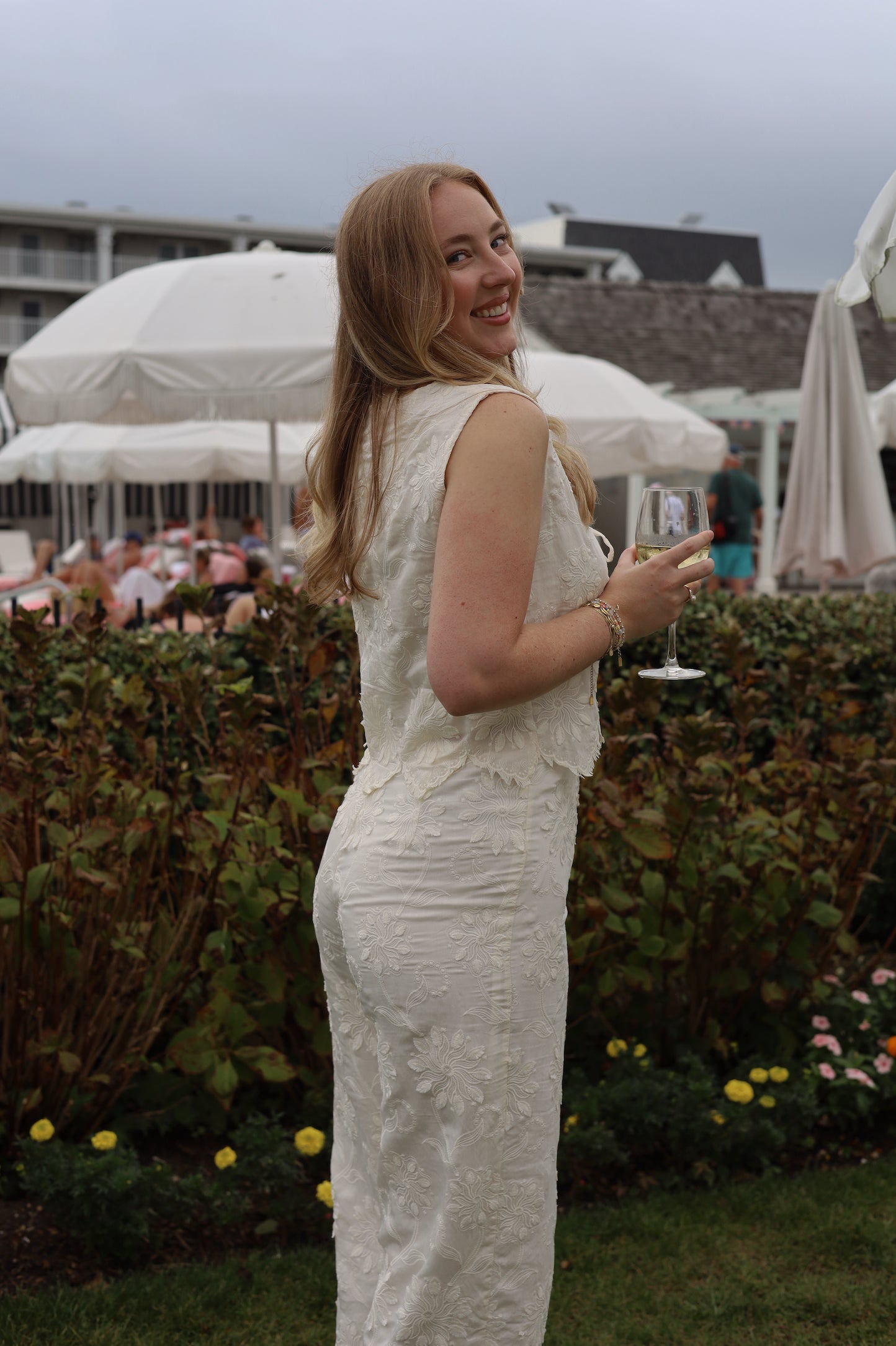 Leilani Embroidered Set Top