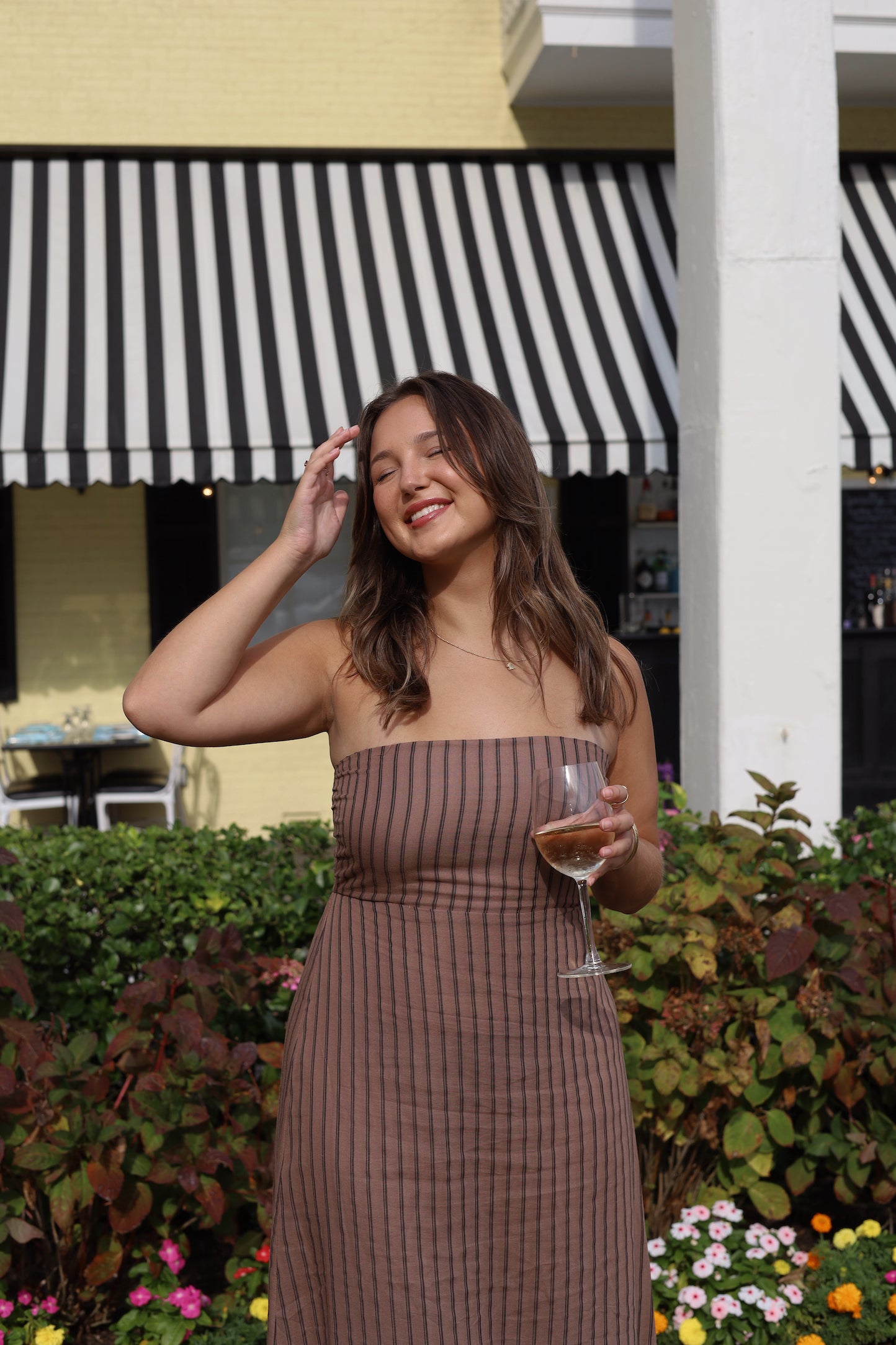 Rylie Stripped Maxi Dress