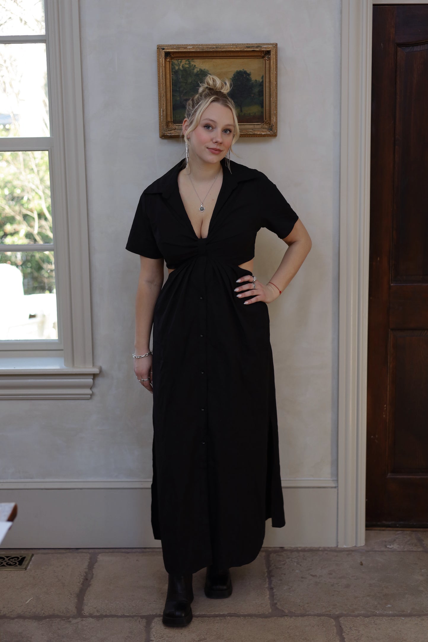 Jackie Black Maxi Dress