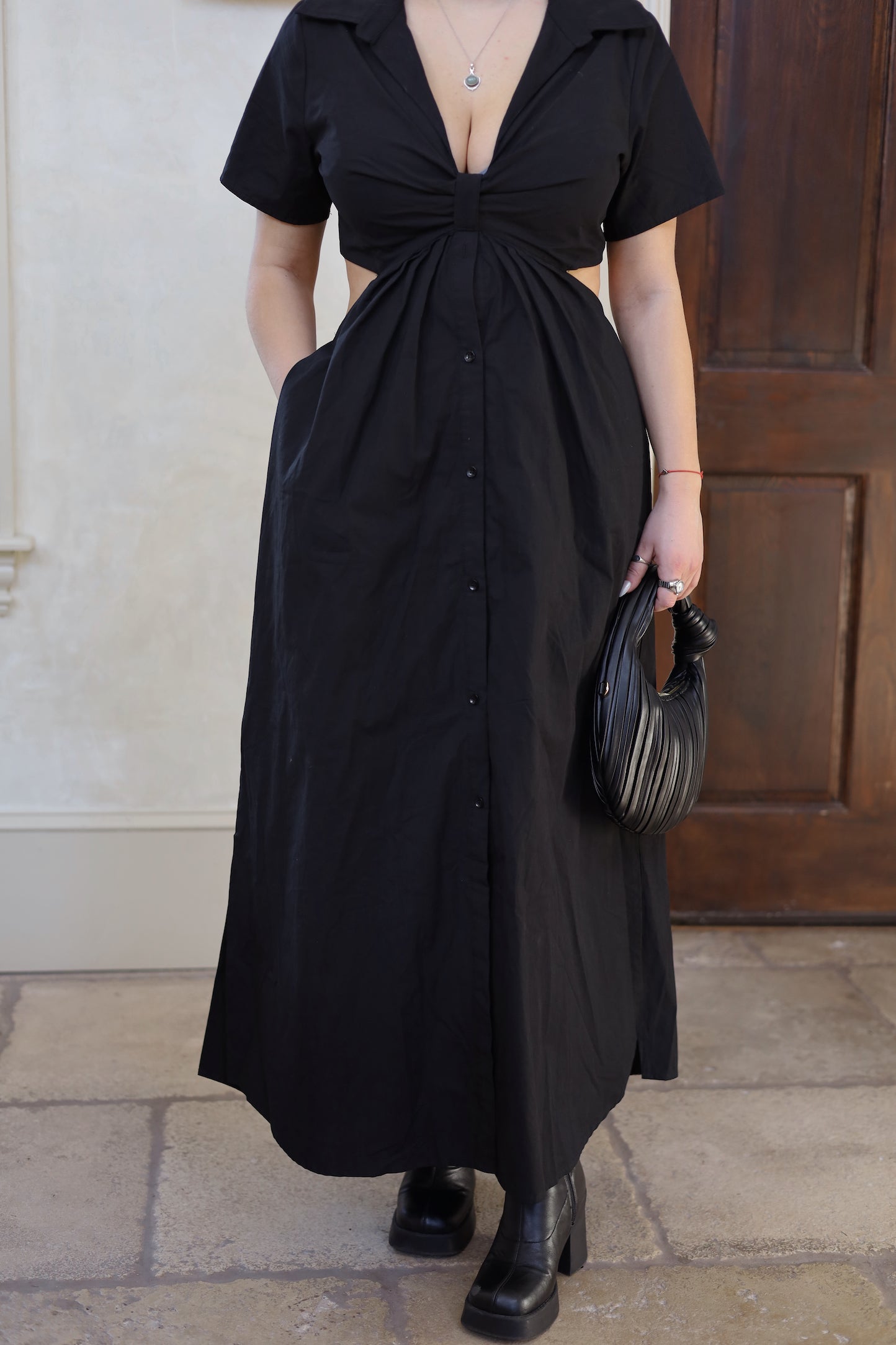 Jackie Black Maxi Dress