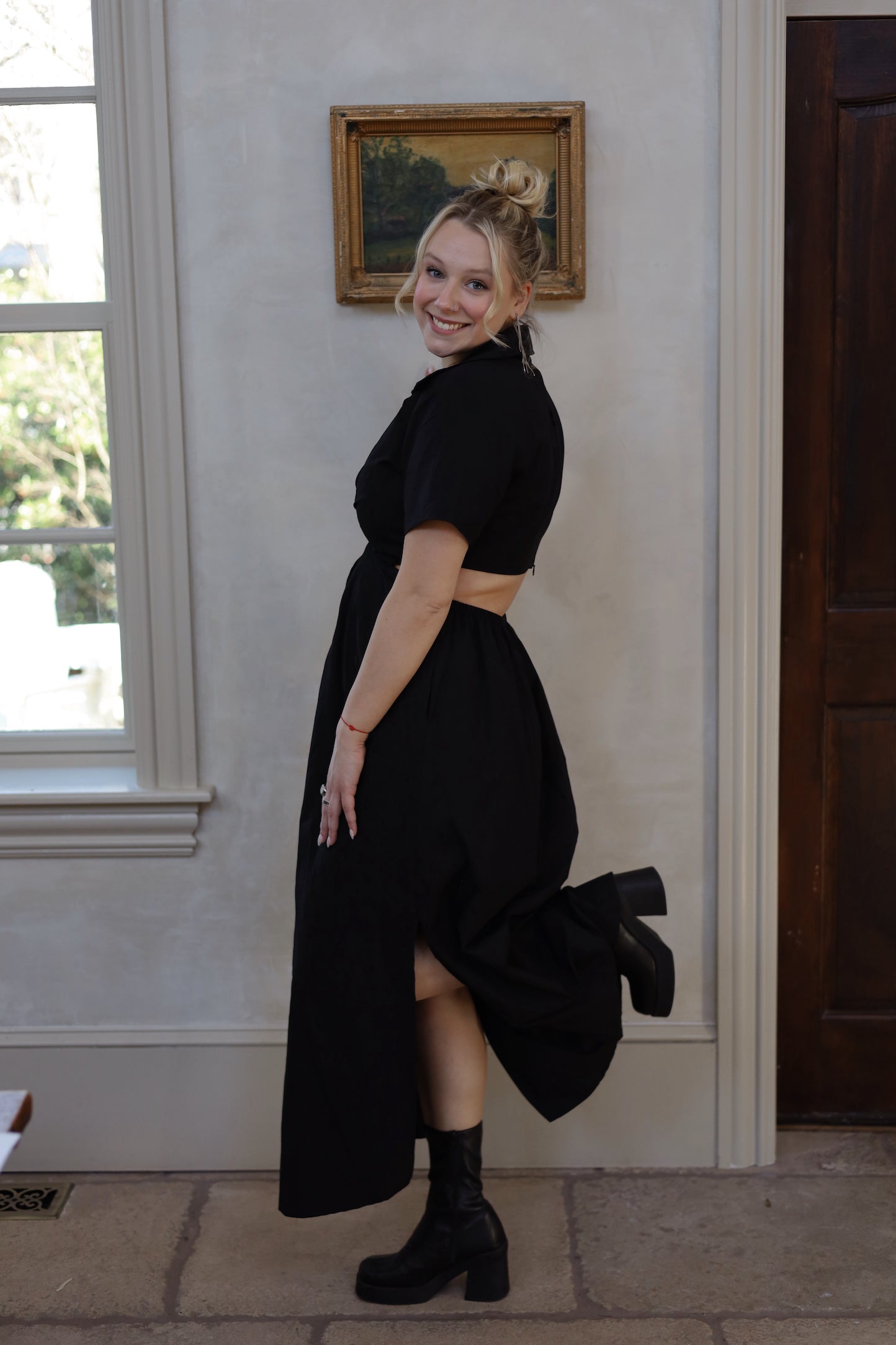 Jackie Black Maxi Dress