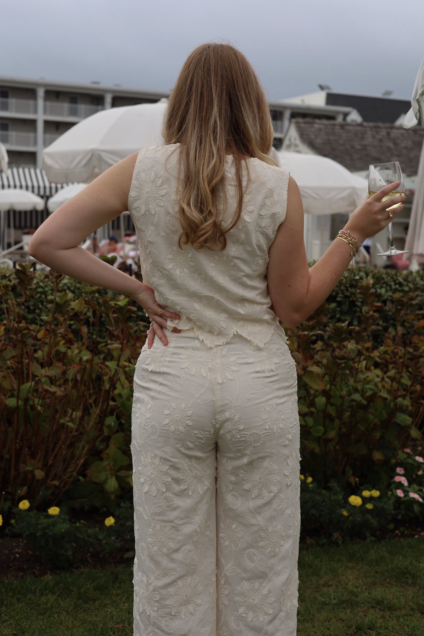 Leilani Embroidered Set Pant