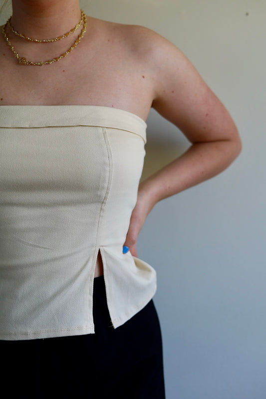 Nicole Strapless Top