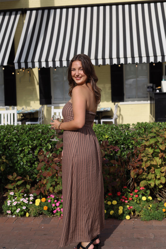 Rylie Stripped Maxi Dress