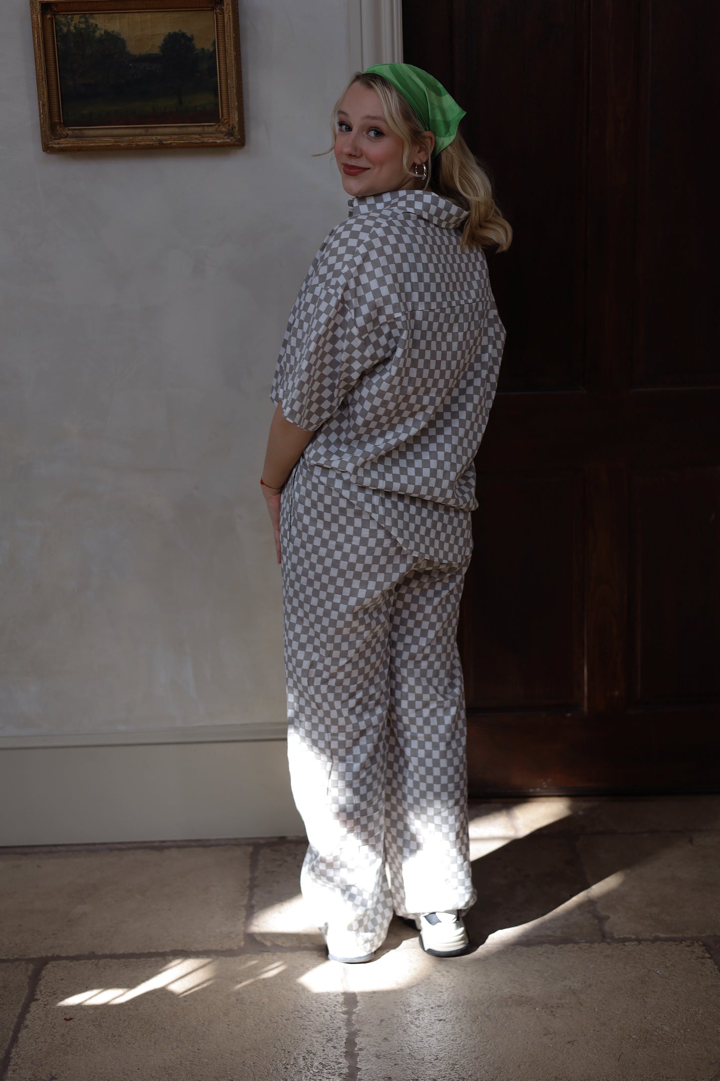 Harlow Checkered Button Down